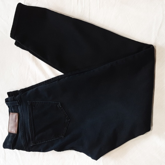 Madewell Size 28 Dark Indigo Blue Skinny Skinny Ankle-Zip Jeans, Gently Used - Picture 7 of 16